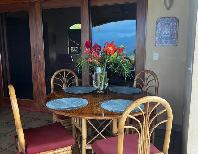 Open air living at Casa Colibri